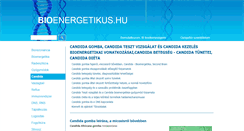 Desktop Screenshot of candida.bioenergetikus.hu