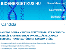 Tablet Screenshot of candida.bioenergetikus.hu