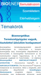 Mobile Screenshot of homeopatikum.bioenergetikus.hu