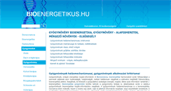Desktop Screenshot of gyogynovenyek.bioenergetikus.hu