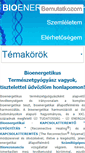 Mobile Screenshot of bioenergetikus.hu