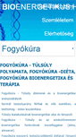 Mobile Screenshot of fogyokura.bioenergetikus.hu